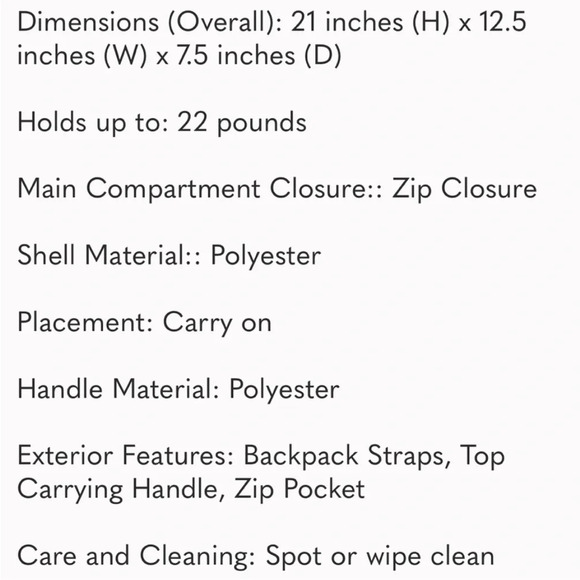 Love Taza Target 2 in 1 Blue Carry on Duffel Bag Backpack - Picture 15 of 16